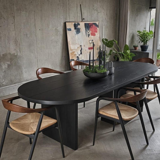 Solid Wood Conference Table – Live Edge Office or Dining Table