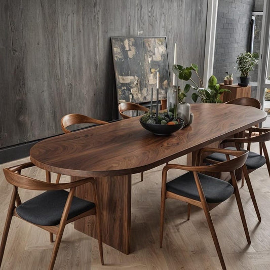Solid Wood Conference Table – Live Edge Office or Dining Table