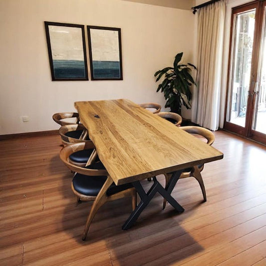 Live Edge Walnut Dining Table Multiple Styles